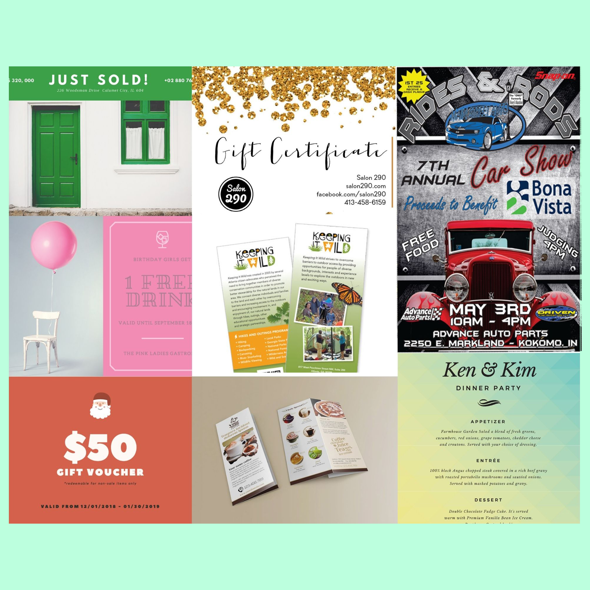 Printcraft Website Photo Collage