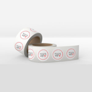 Sticker Rolls Made with Love
